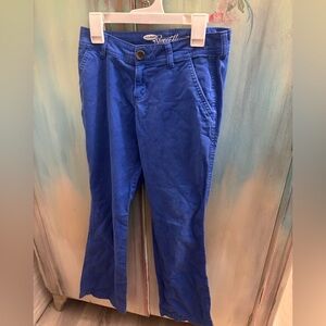 Old Navy Sweet Heart Royal Blue skinny Pants Petite 0